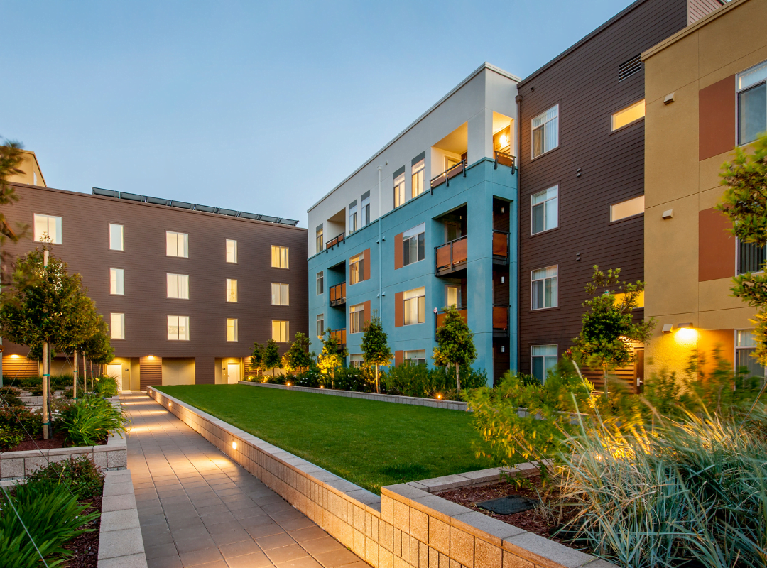 Leasehold - apartment blocks communal area
