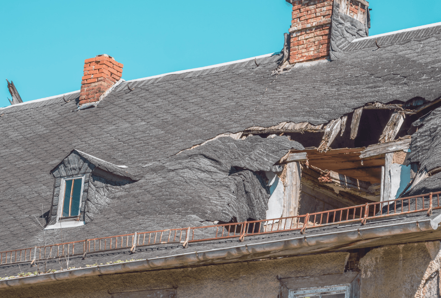 Selling a property in need of repair - roof damage