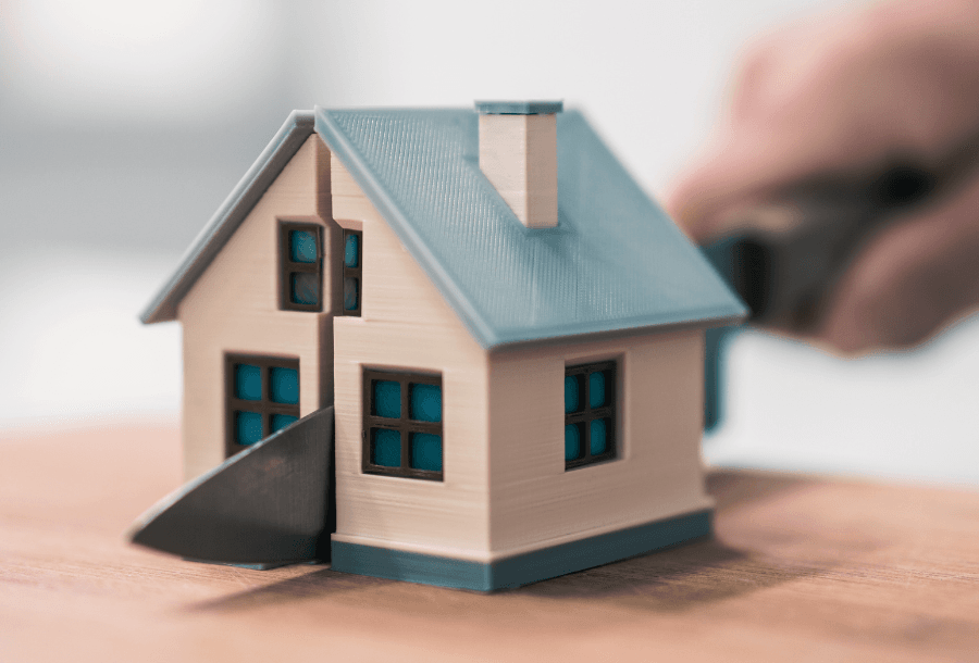 Selling your house for cash - split house after divorce