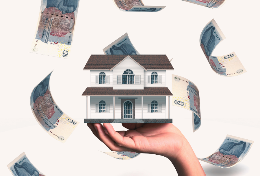 How Can I Sell My House for Cash - house and pound notes