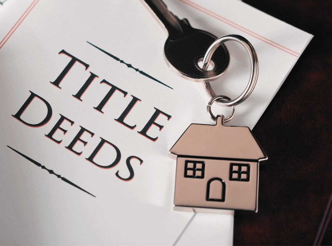 Selling Your Home for Cash - title deeds and documents