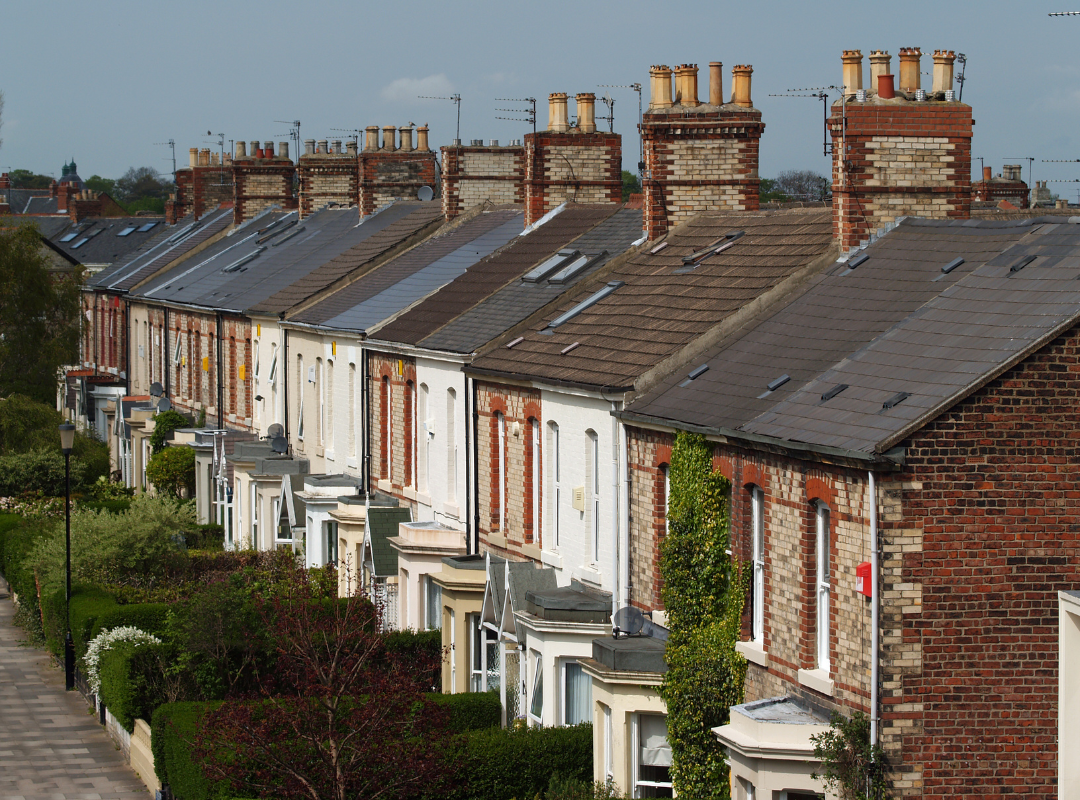 UK Housing Market - row of terraced houses