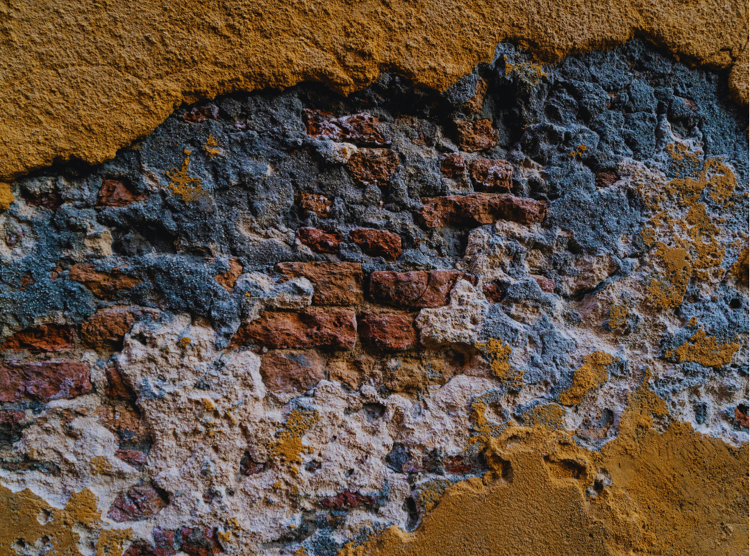 As-Is - wall render peeling